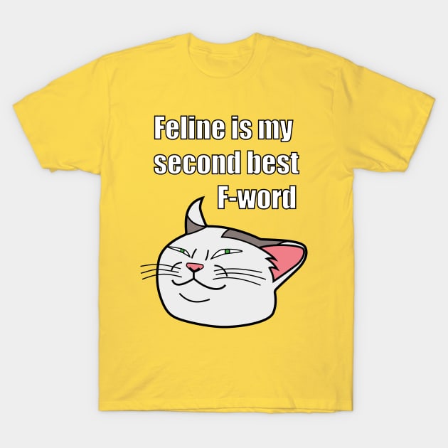 F-word Smug Cat Meme T-Shirt by Sashen